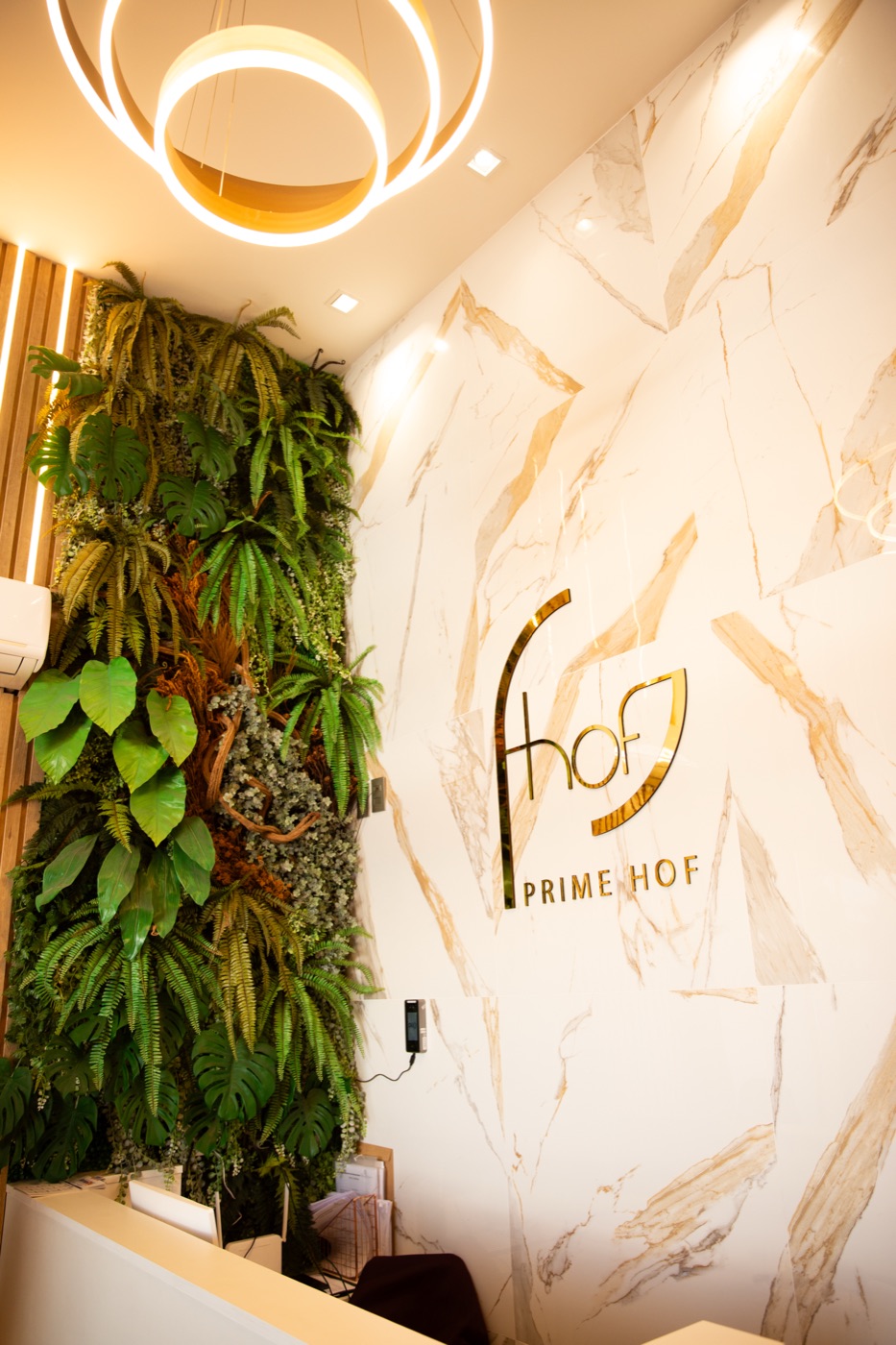 Interior da clínica Prime HOF, ambiente premium para harmonização orofacial