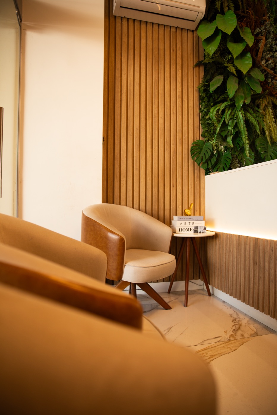 Interior da clínica Prime HOF, ambiente premium para harmonização orofacial